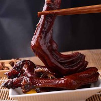 黑鴨味醬鹵鴨掌獨(dú)立包裝鹵味食品開(kāi)袋即食